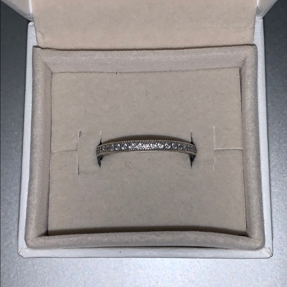 Pandora Sparkle & Hearts Ring